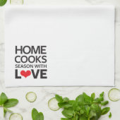 家は愛の季節を調理します キッチンタオル (折り畳み)