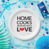 家は愛の季節を調理します ペーパープレート (パーティー)