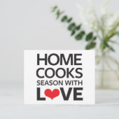 家は愛の季節を調理します ポストカード (スタンド正面)