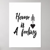 家は感じ引用文 ポスター (正面)