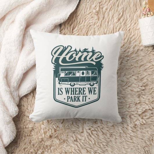 家は我々がそれを駐車する場所である クッション (ブランケット)