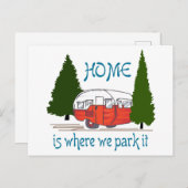 家は我々がそれを駐車する場所である ポストカード (正面/裏面)