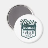 家は我々がそれを駐車する場所である マグネット (正面/裏面)