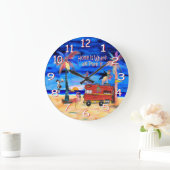 家は我々が壁の時計を駐車する場所 ラージ壁時計 (ホーム)