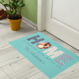 家は我々のボートがドアマットである ドアマット