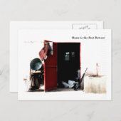 家は最も最高のな退去です ポストカード (正面/裏面)