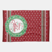 家は残った場所だ！ キッチンタオル (横)