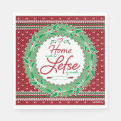 家は残った場所だ! スタンダードランチョンナプキン (正面)