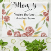 家は母が母の日の贈り物 キッチンタオル (折り畳み)