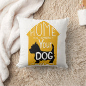 家は犬があるところです クッション (ブランケット)