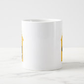 家は犬があるところです ジャンボコーヒーマグカップ (正面)