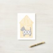 家は犬があるところです ポストイット (デスク上)