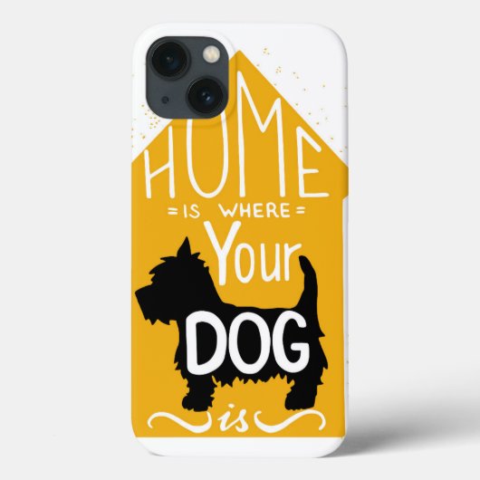 家は犬があるところです Case-Mate iPhoneケース (裏面)