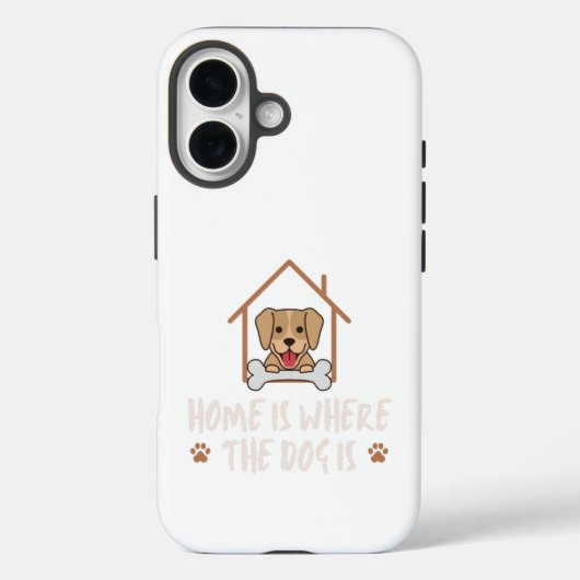 家は犬がいる場所 Case-Mate iPhoneケース (裏面)