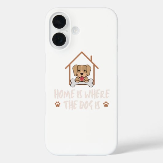 家は犬がいる場所 Case-Mate iPhoneケース (裏面)