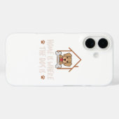 家は犬がいる場所 Case-Mate iPhoneケース (裏面 (横))