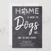 家は犬が動いているパーソナライズされた所だ 案内状 (正面)