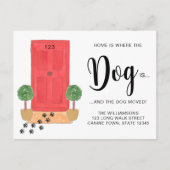 家は犬が動いている場所 案内ポストカード (正面)