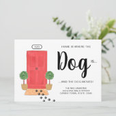 家は犬が動いている場所 案内状 (スタンド正面)