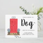 家は犬が動いている場所 案内状 (スタンド正面)