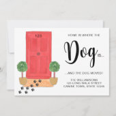 家は犬が動いている場所 案内状 (正面)