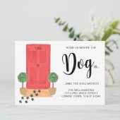 家は犬が動いている場所 案内状 (スタンド正面)