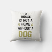 家は犬が居ない家ではない クッション (裏面)