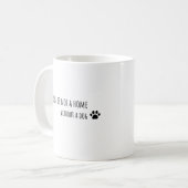 家は犬が居ない家ではない コーヒーマグカップ (正面左)