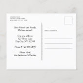 家は犬が引っ越しましたバジェットカードである (裏面)