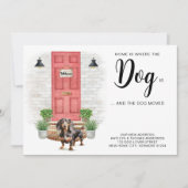 家は犬が移動している引っ越しましたの場所 案内状 (正面)