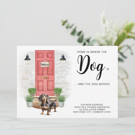 家は犬が移動している引っ越しましたの場所 案内状 (スタンド正面)