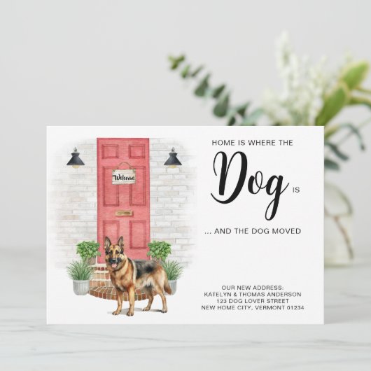 家は犬が移動している引っ越しましたの場所 案内状 (スタンド正面)