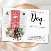 家は犬が移動している引っ越しましたの場所 案内状