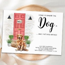 家は犬が移動している引っ越しましたの場所 案内状
