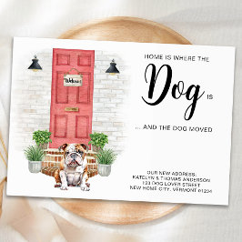 家は犬が移動している引っ越しましたの場所 案内状