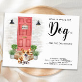 家は犬が移動している引っ越しましたの場所 案内状