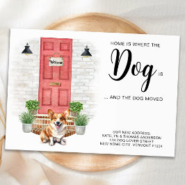 家は犬が移動している引っ越しましたの場所 案内状