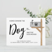 家は犬が移動する引っ越しました犬である 案内状 (スタンド正面)