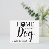 家は犬が移動する引っ越しました犬である 案内状 (スタンド正面)