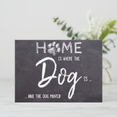 家は犬が黒板のペット移動している場所である 案内状 (スタンド正面)