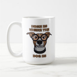 家は犬のいる所 コーヒーマグカップ