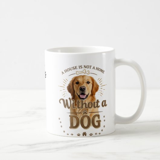 家は犬のマグカップを持たない家ではない コーヒーマグカップ (右)