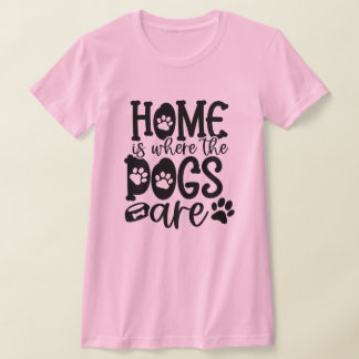 家は犬の住むところ Tシャツ