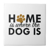 家は犬の居場所 タイル (正面)