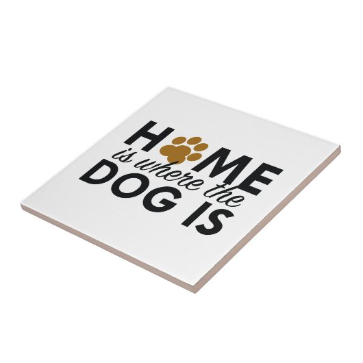 家は犬の居場所 タイル (側面)