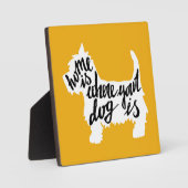 家は犬の居場所 フォトプラーク (正面)