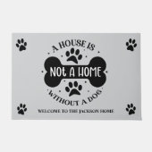 家は犬を飼わなければ家にならぬ ドアマット (正面)