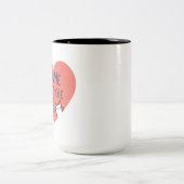 家は猫があるところです ツートーンマグカップ (中央)