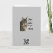 家は猫がいない家ではない カード (裏面)