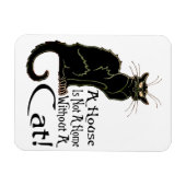 「家は猫がいない家ではない」 – マグネット (横)